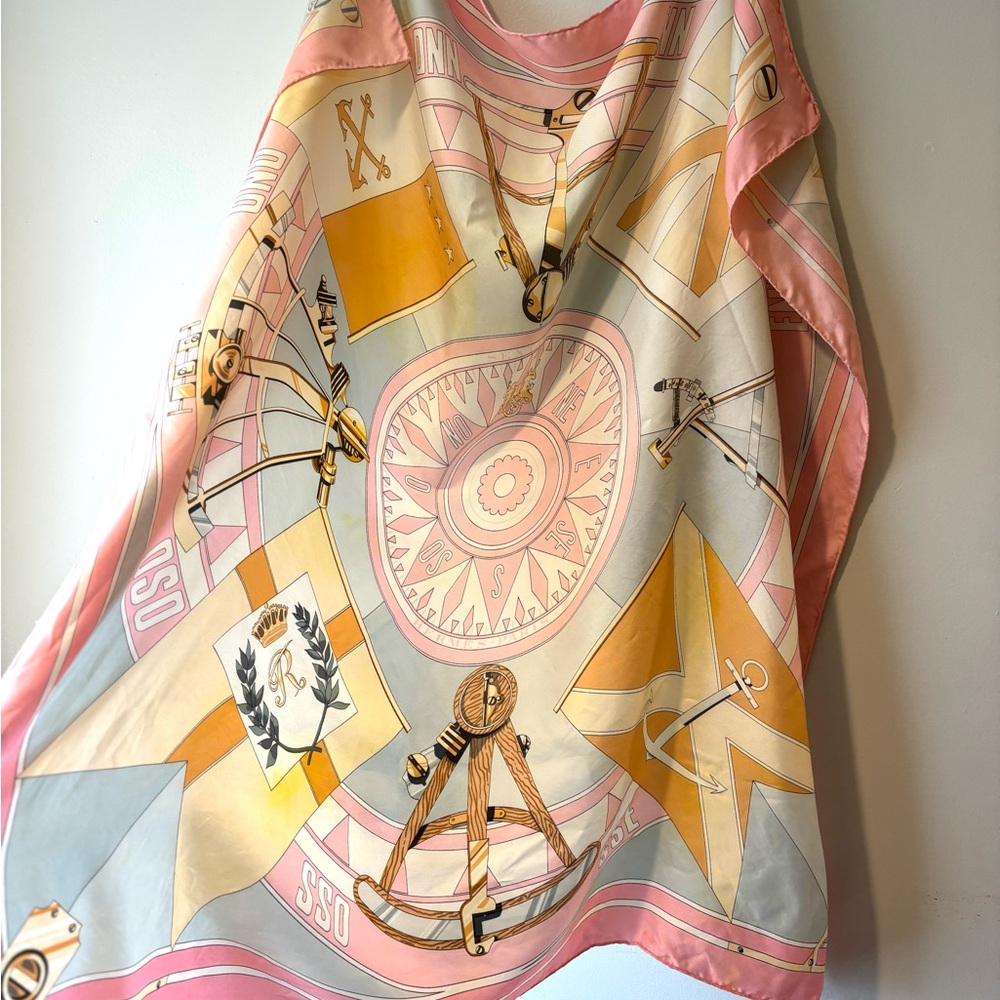 Hermès Sexton Vintage Silk Scarf